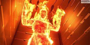 Жительница Селидово превратилась в живой факел