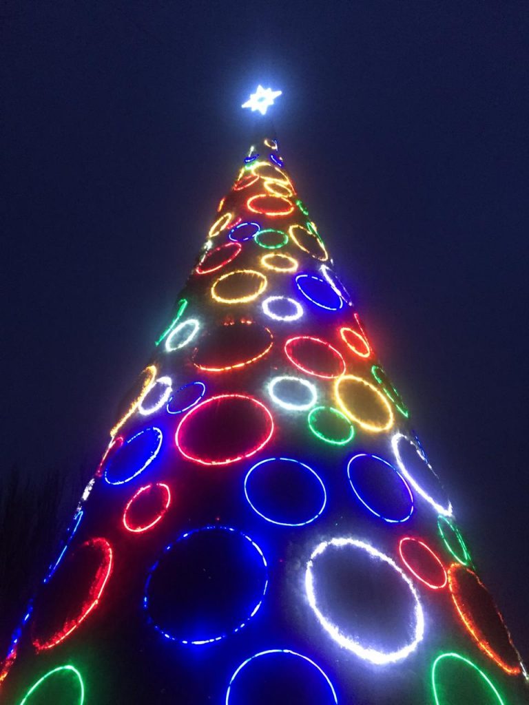 Доживёт ли в Покровске ёлка до Нового Года? (ФОТО)