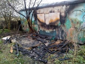 У Добропільському районі горіла церква