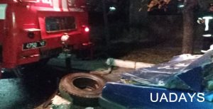 У місті Українськ сталось ДТП за участі пожежної автоцистерни