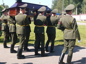 В Беларуси хоронят военнослужащих, которые участвовали в войне против Украины