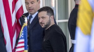 Володимир Зеленський прибув до Білого дому на зустріч із Байденом