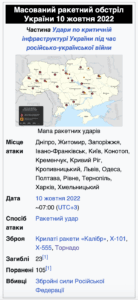 Масований обстріл енергетики України 10 жовтня 2025 року: росія продовжує терор
